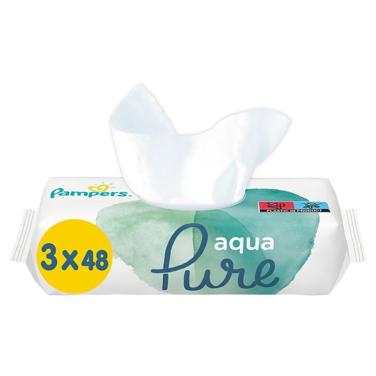 chusteczki pampers aqua pure tesco