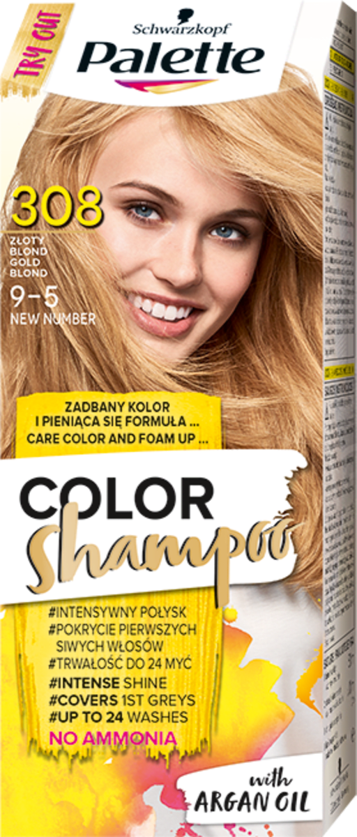 szampon koloryzujący palette złoty blond opinie