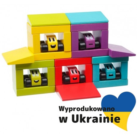 Cubika 15290 Drewniany zestaw konstrukcyjny