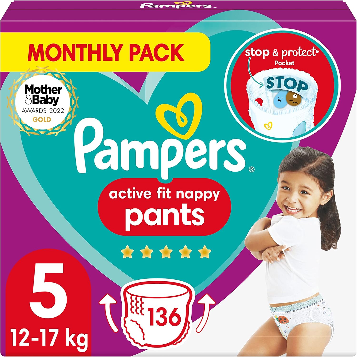 pampers pants active fit