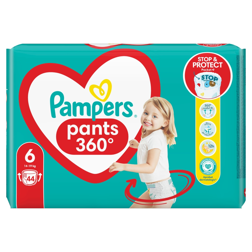 pampers pieluchomajtki pants 6