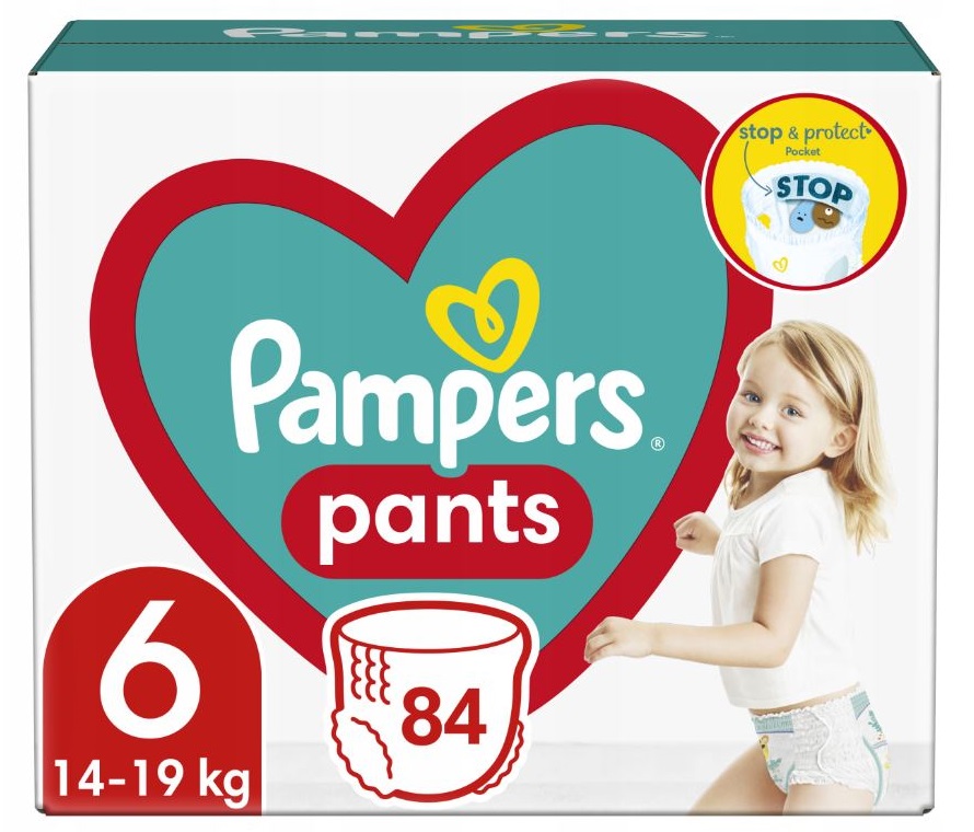 pieluchomajtki pampers nr 6