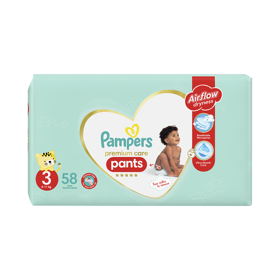 pampers premium care pants 3 monthly pack