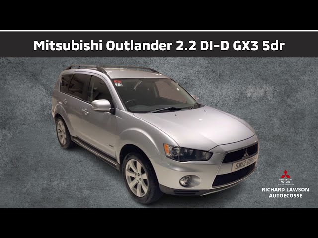 mitsubishi outlander ii 2.2 pampers