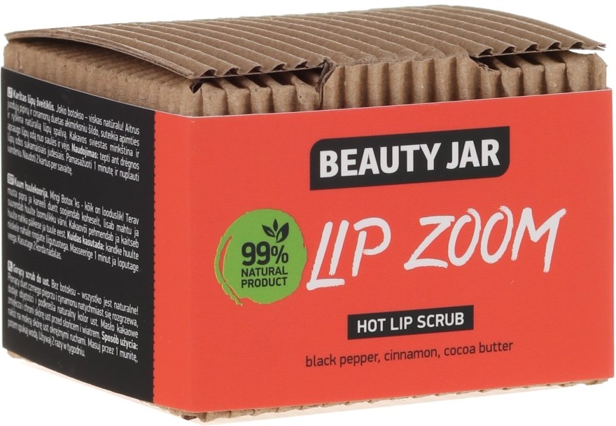 Beauty Jar Lip Zoom gorący peeling do ust 15ml