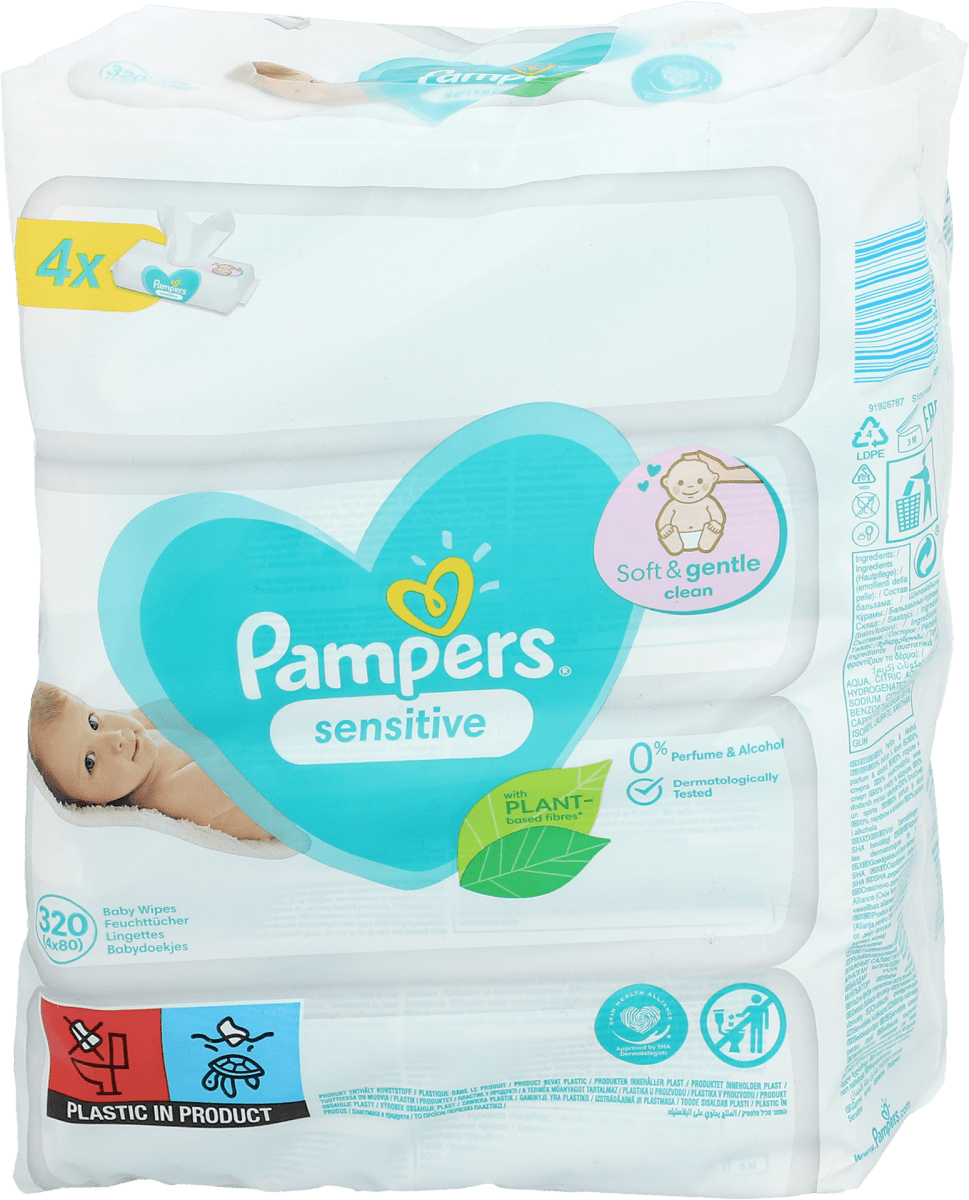 pampers chusteczki 4 qpczki