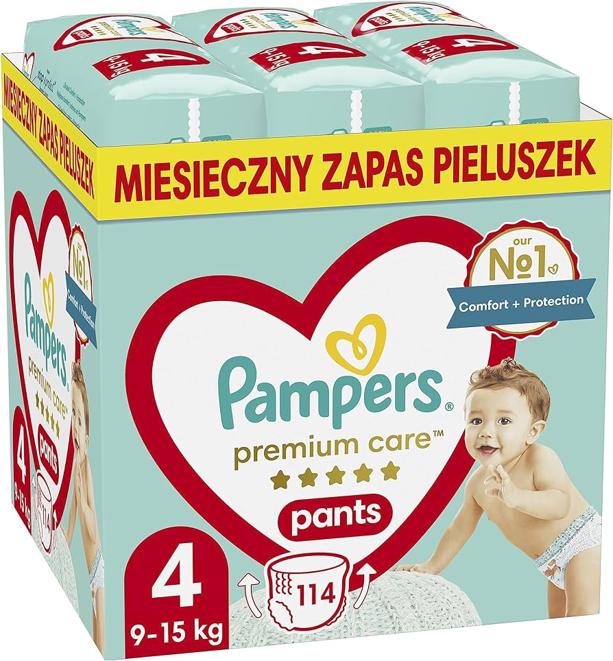 pampers 4 male opakowanie