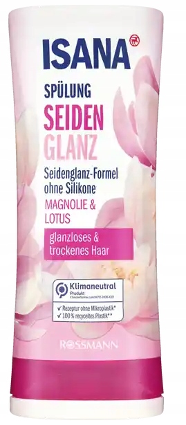 isana odżywka do włosów silky gloss