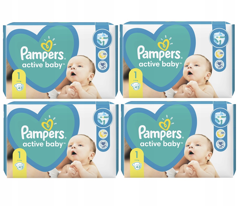 pampers pieluchy new baby 1 43 szt.