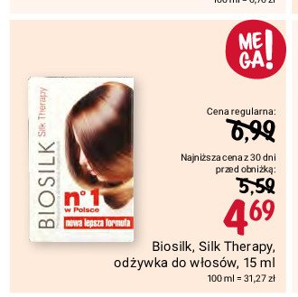 promocja biosilk silk therapy odżywka do włosów wizaz