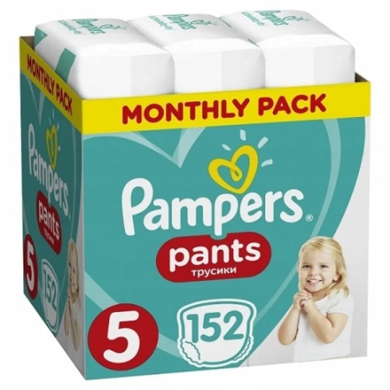 pampers pants zapas pieluchomajtki 5 junior 152 sz