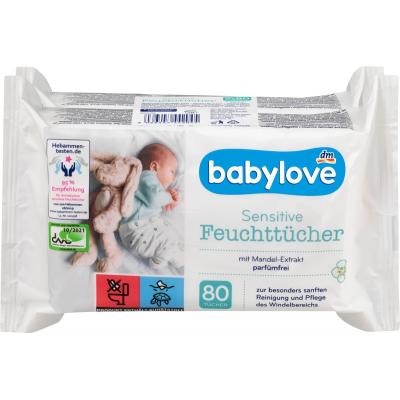 chusteczki nawilżane niemieckie babylove cena