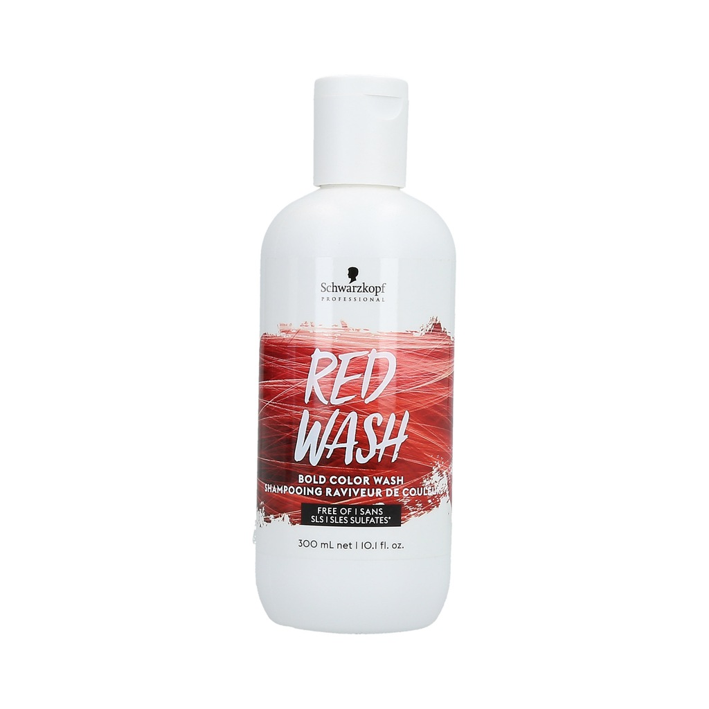 schwarzkopf bold color wash szampon koloryzujący czerwony