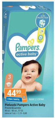 pampers active baby 3 promocja