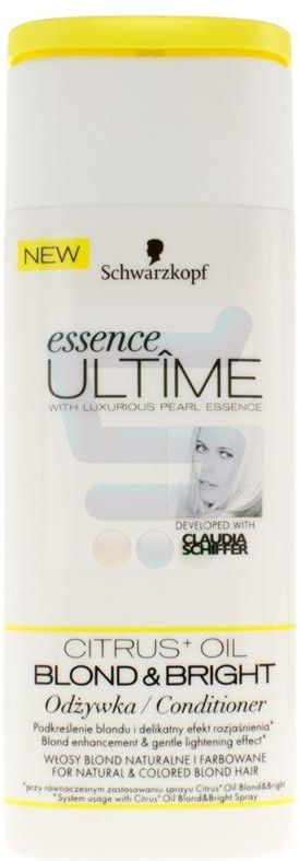 essence ultime citrus+ oil blond & bright szampon włosy blond