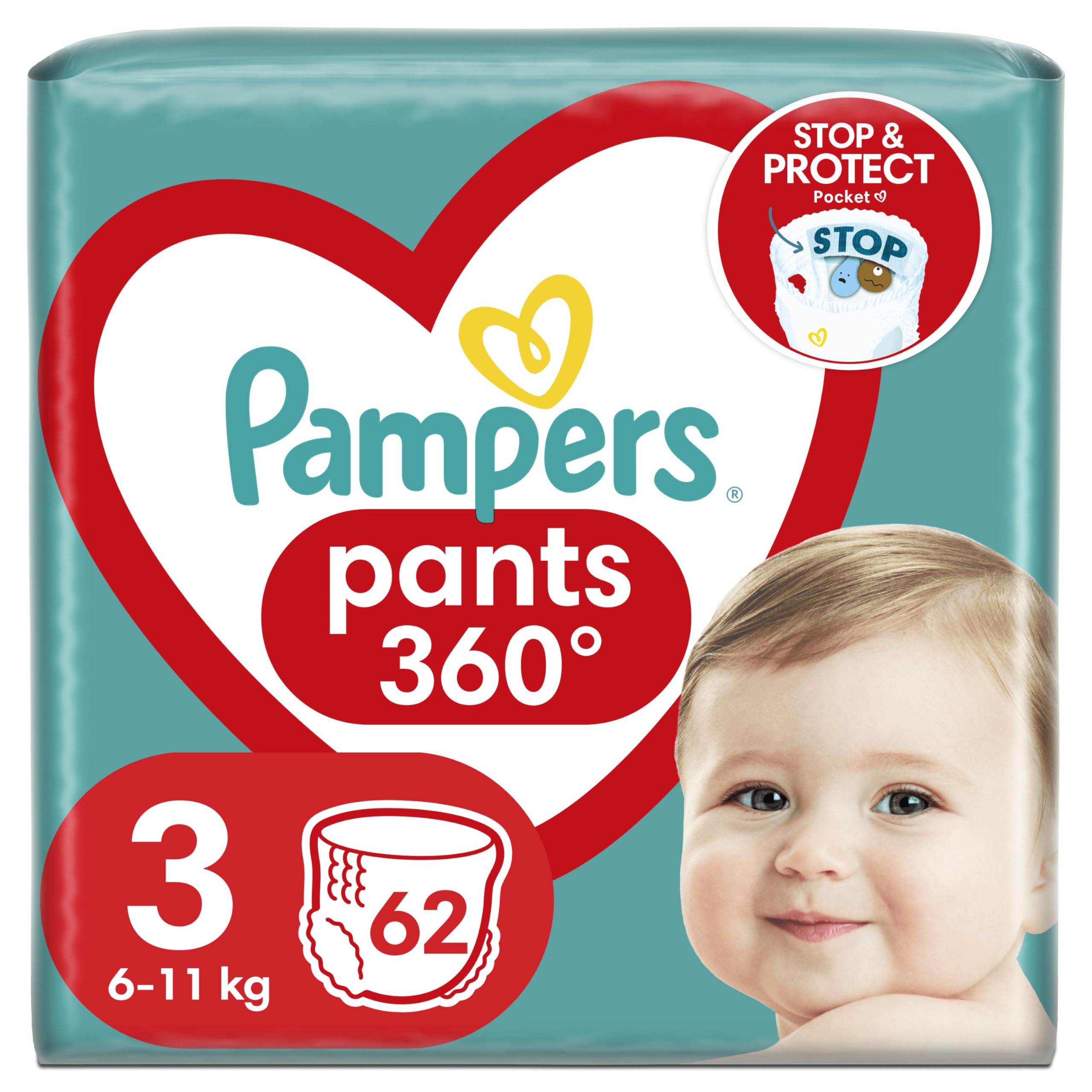 pampers pants 3 60 szt