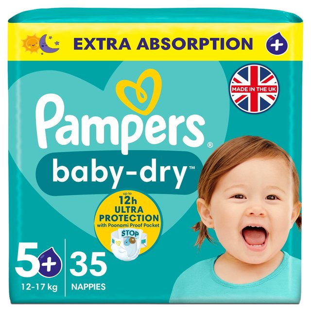 pampers 5 nappies