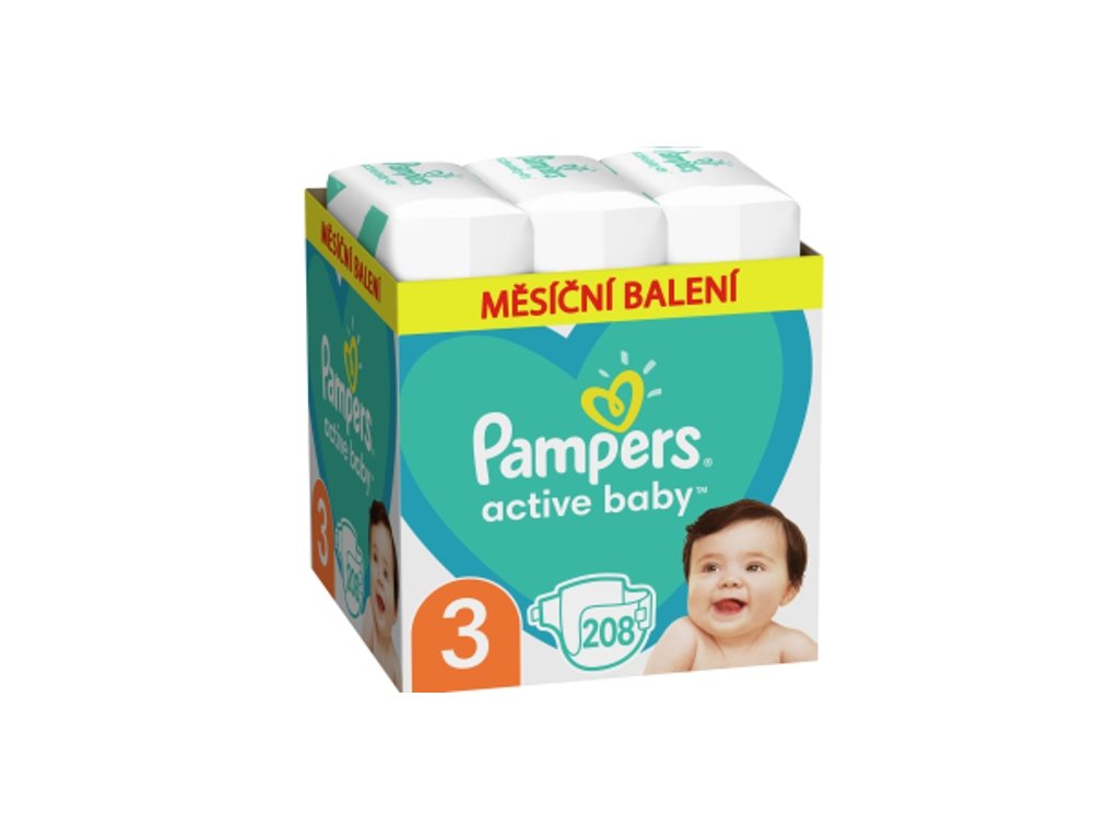 pampers baby active 3 208