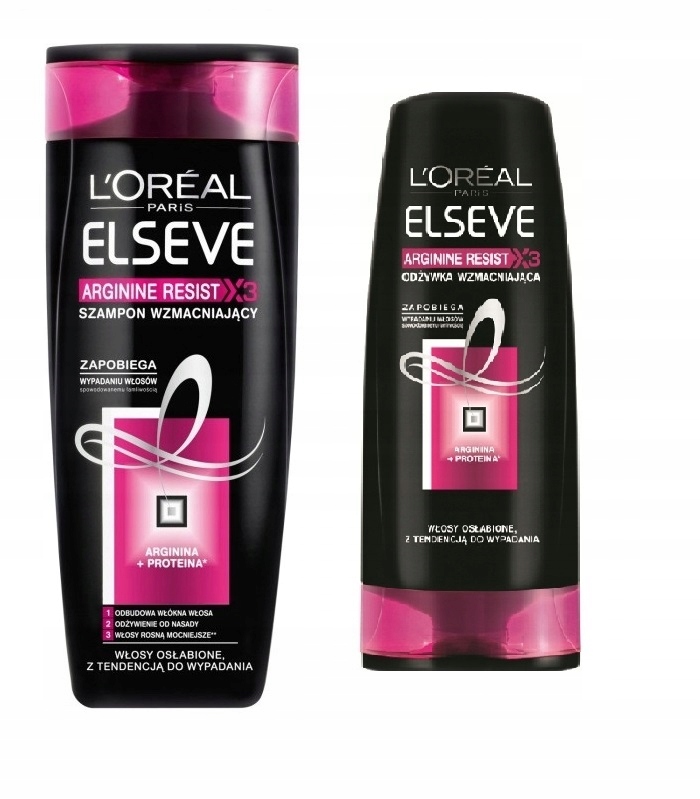 loreal elseve szampon do włosów czarny