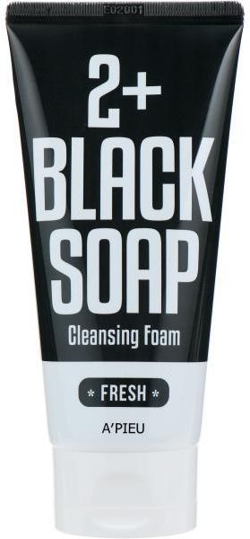 pianka do mycia twarzy fresh blacksoap 2 apieu