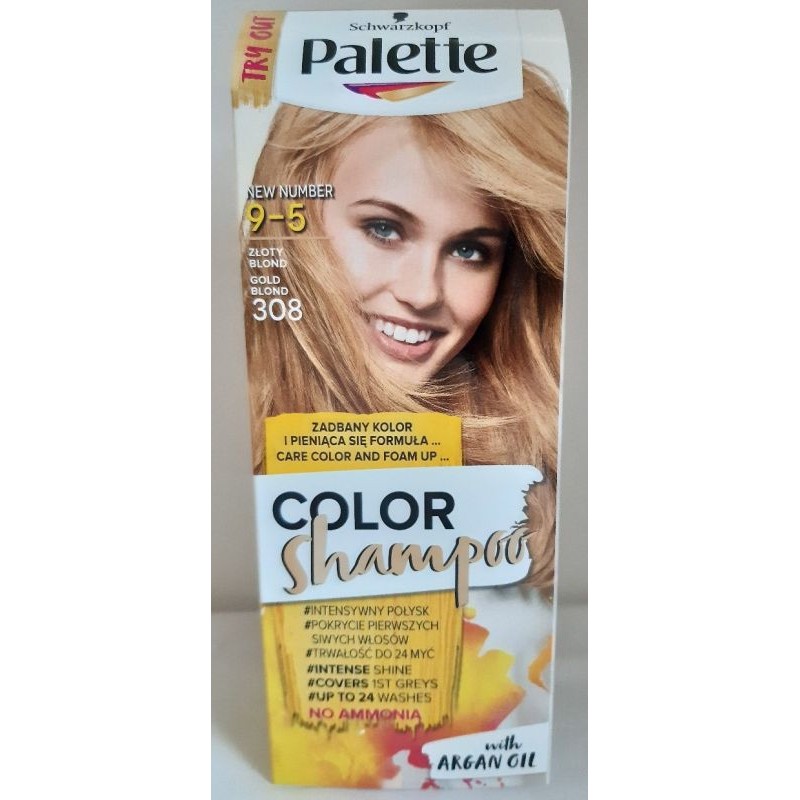 schwarzkopf palette color shampoo szampon koloryzujący do 24 myć blond