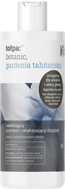 szampon nawilżający zwiększający objętość gardenia tahitańska tołpa botanic