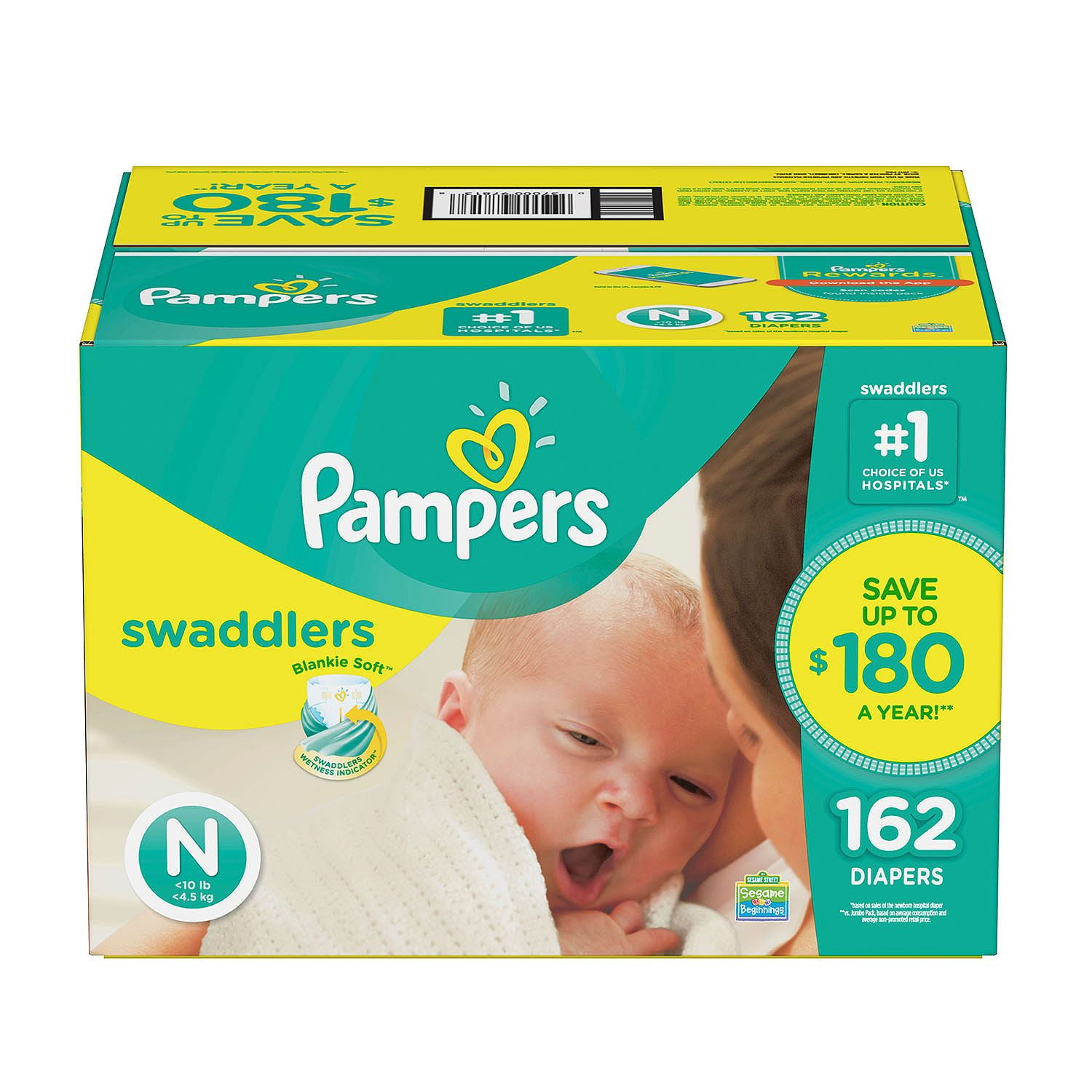 pampers new baby size 1 weight