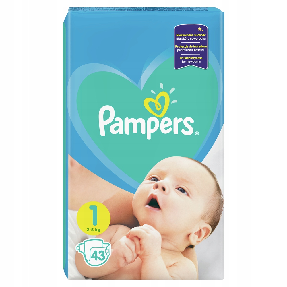 pampers 1 rossmann 43szt cena