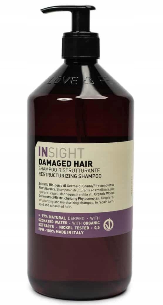 insight damaged hair szampon odbudowujący 900ml