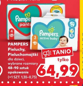 pieluchy pampers w kauflandzie