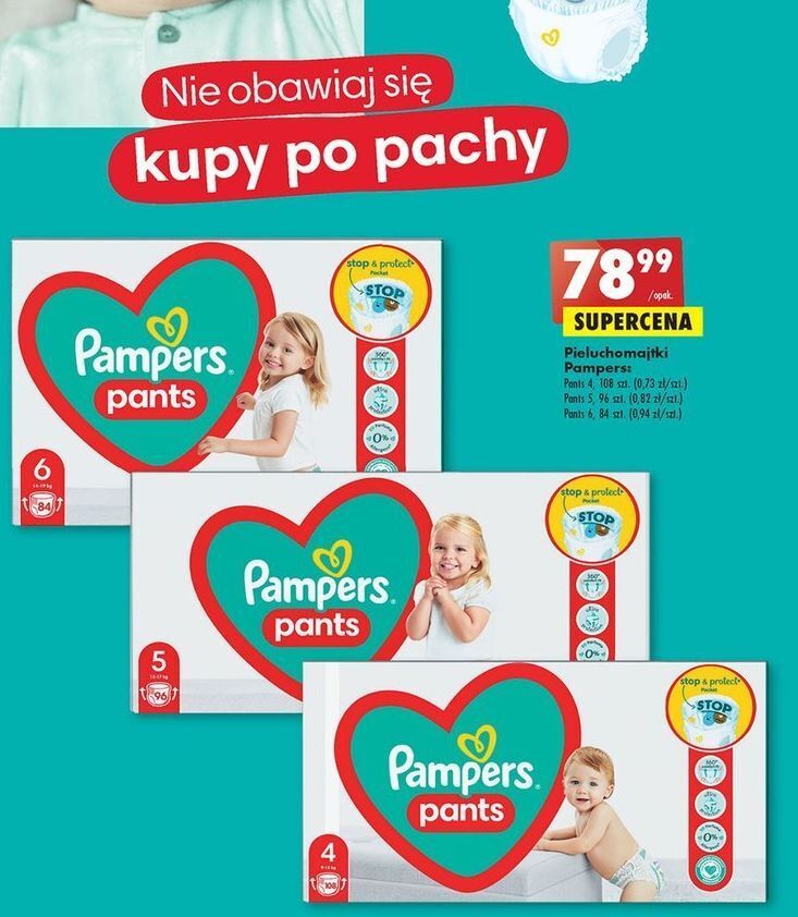 pieluchy pampers 5 biedronka