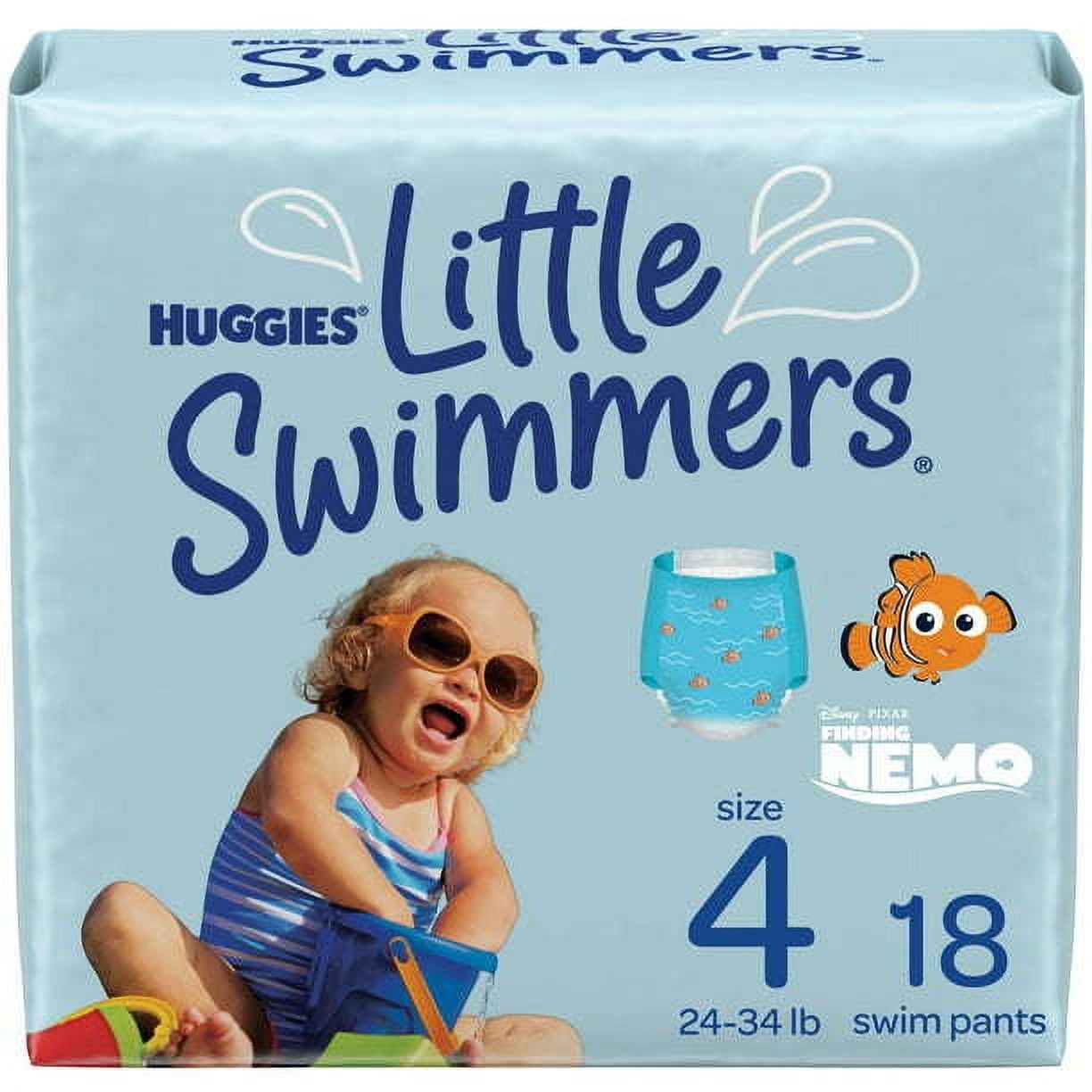 pieluszki huggies little swimmers 6 16kg+