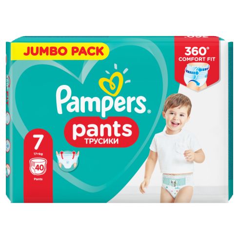 pieluchomajtki pampers 7 40 sztuk