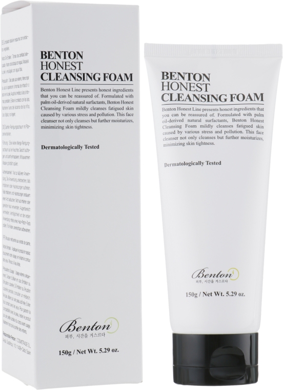 benton łagodna pianka do mycia twarzy honest cleansing foam