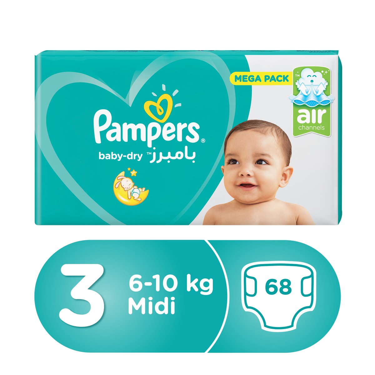 pampers active baby mth 3 midi