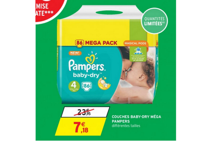 pampers intermarché