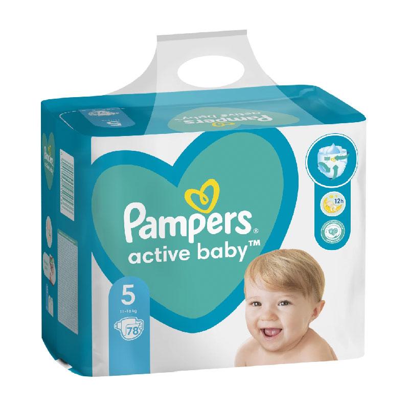 pampers acitve baby mega pack 5