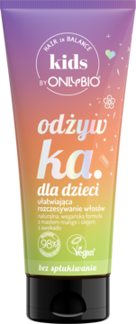 organiczna odżywka do włosów dla dzieci bez splukiwania