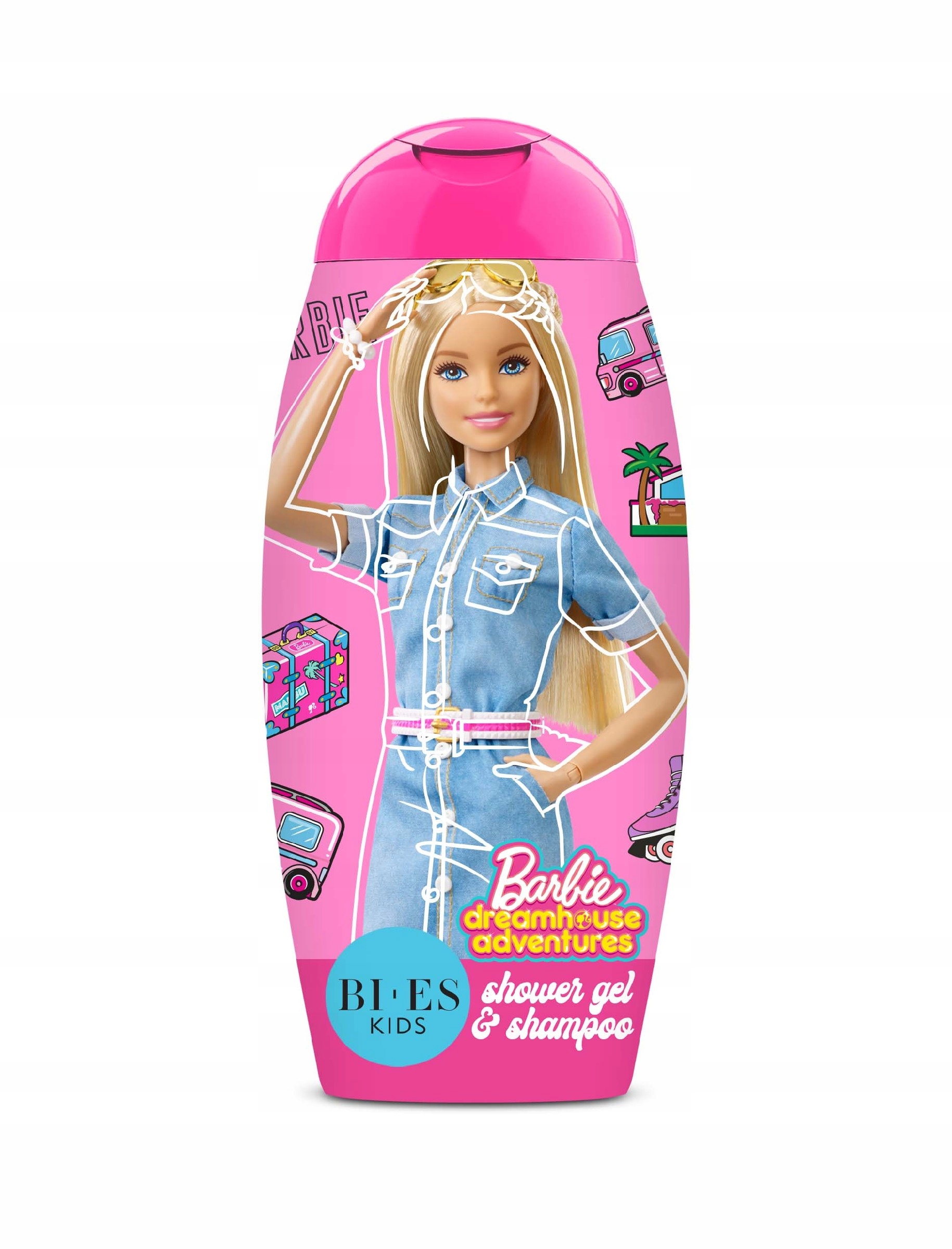 bi-es szampon i żel pod prysznic 2w1 barbie fashio