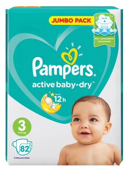 pieluszki pampers active baby-dry 3