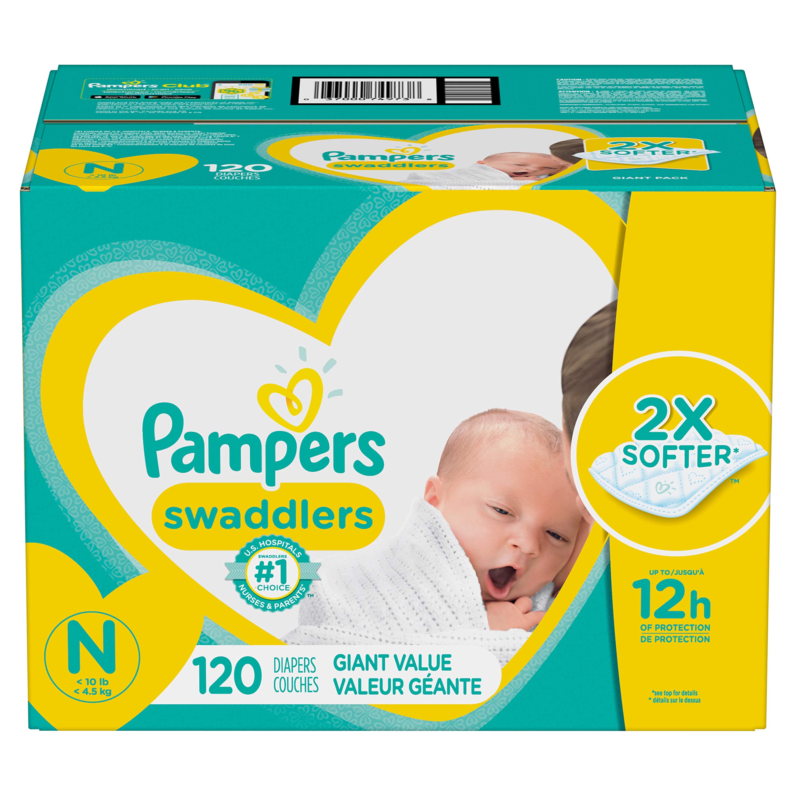 pampers newborn tanio