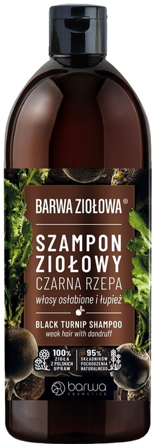 barwa szampon do włosów czarna rzepa 480ml skład