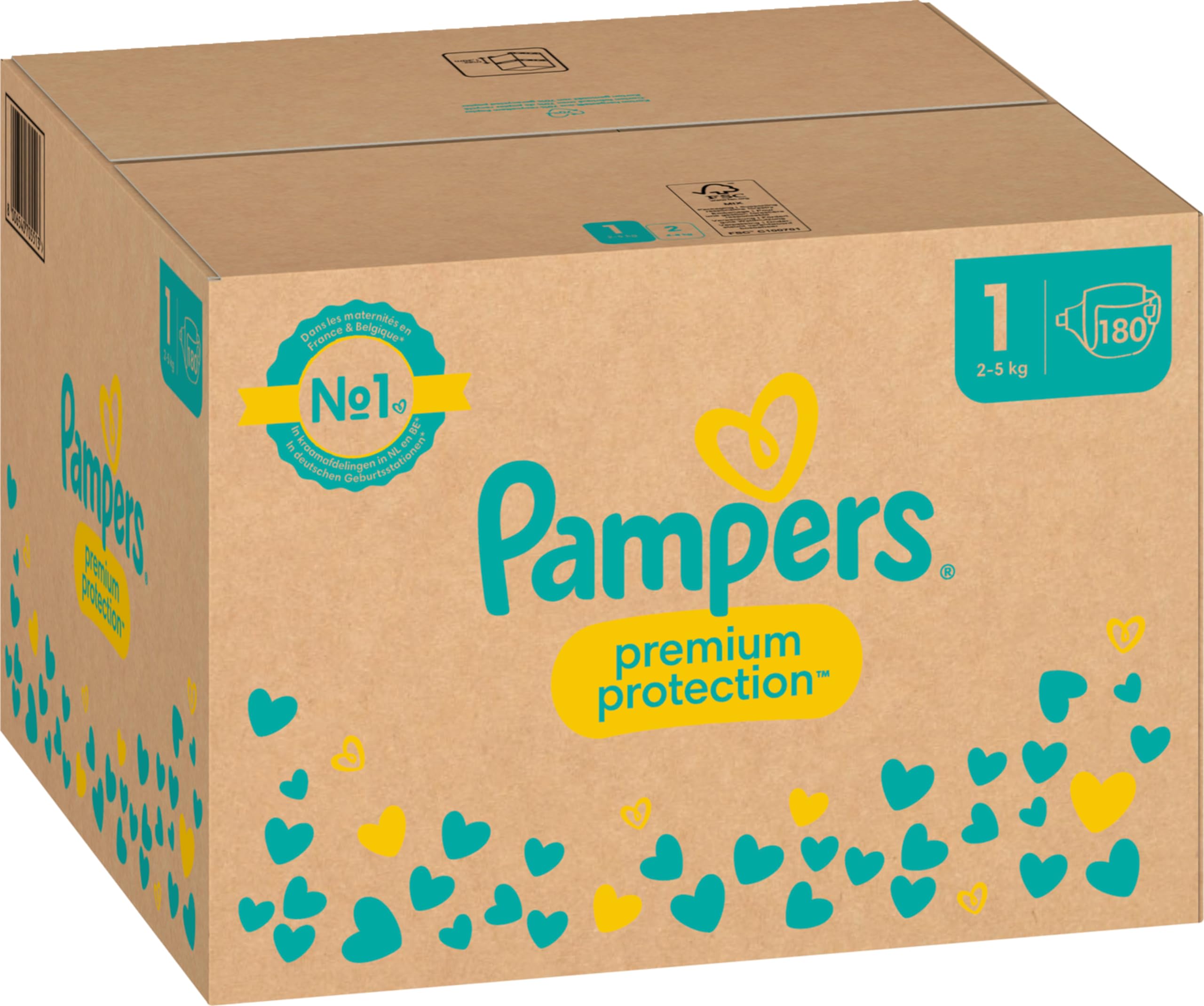 pampers premium care 1 karton