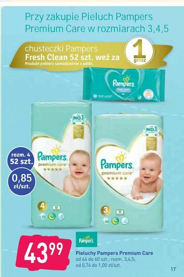 stokrotka pampers premium care