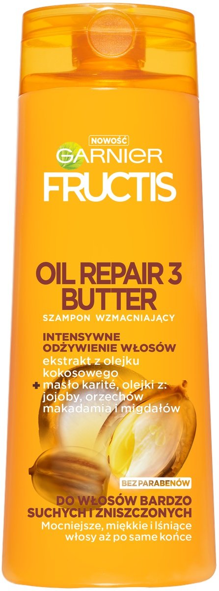 garnier szampon do włosów odbudowa oil reapir