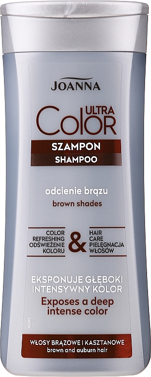 joanna ultra color system szampon do włosów brązowych i kasztanowych