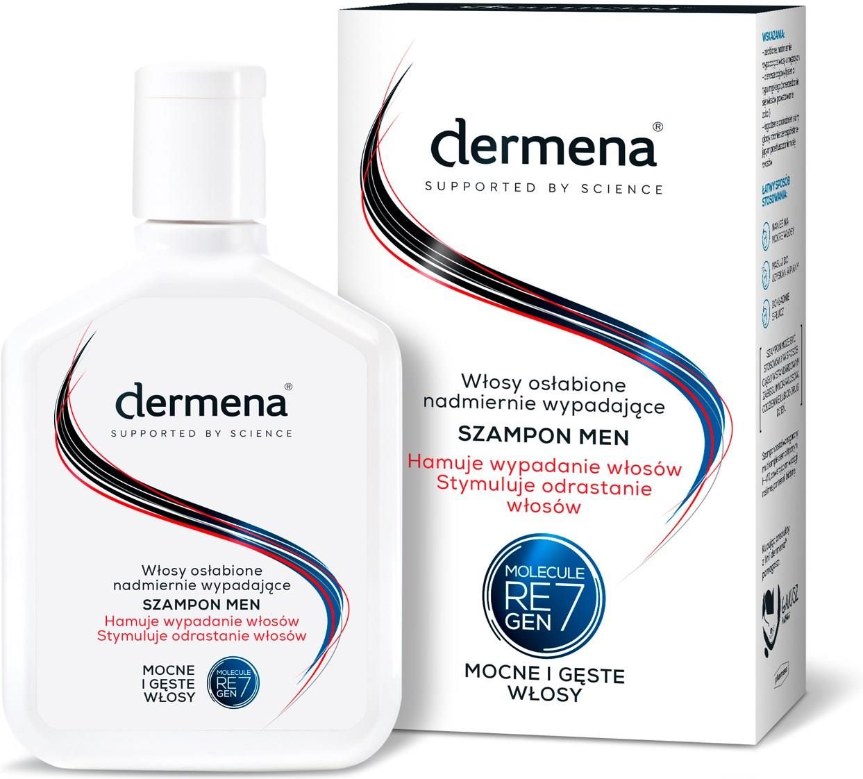 dermena men szampon i lotion do włosów