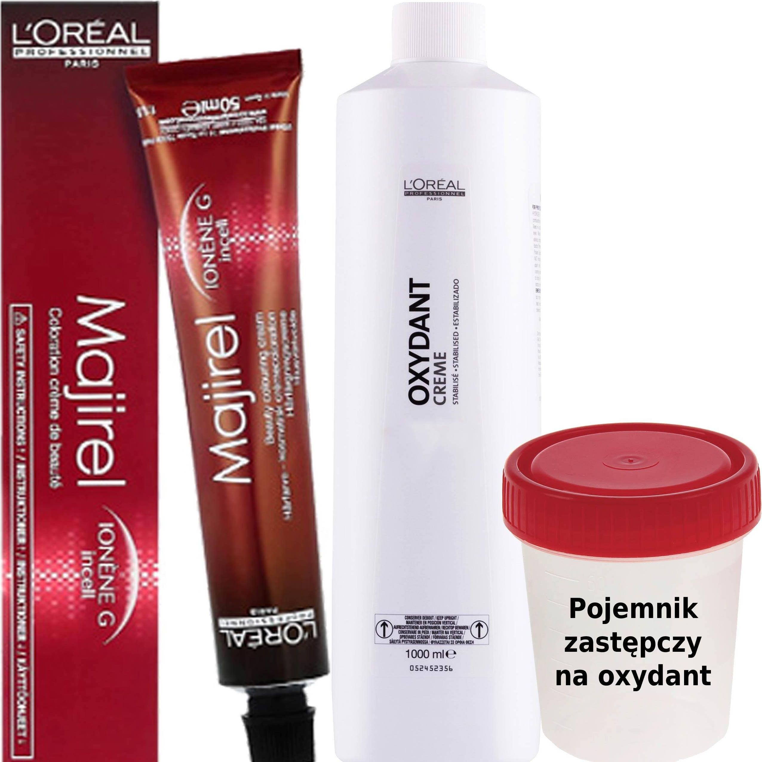 loreal majirel 10 1 zestaw do koloryzacji farba oxydant szampon