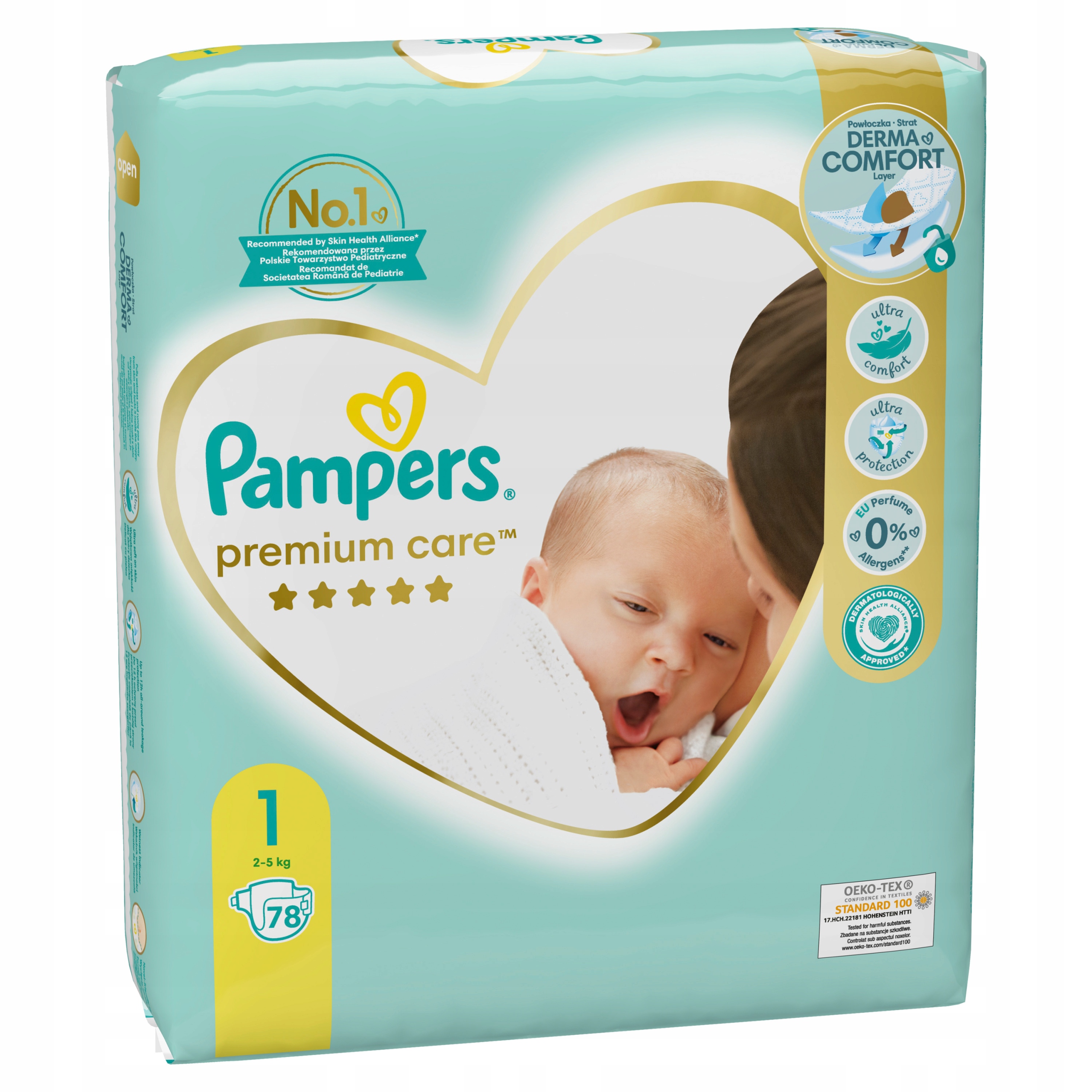 78 sztuk pampers premium