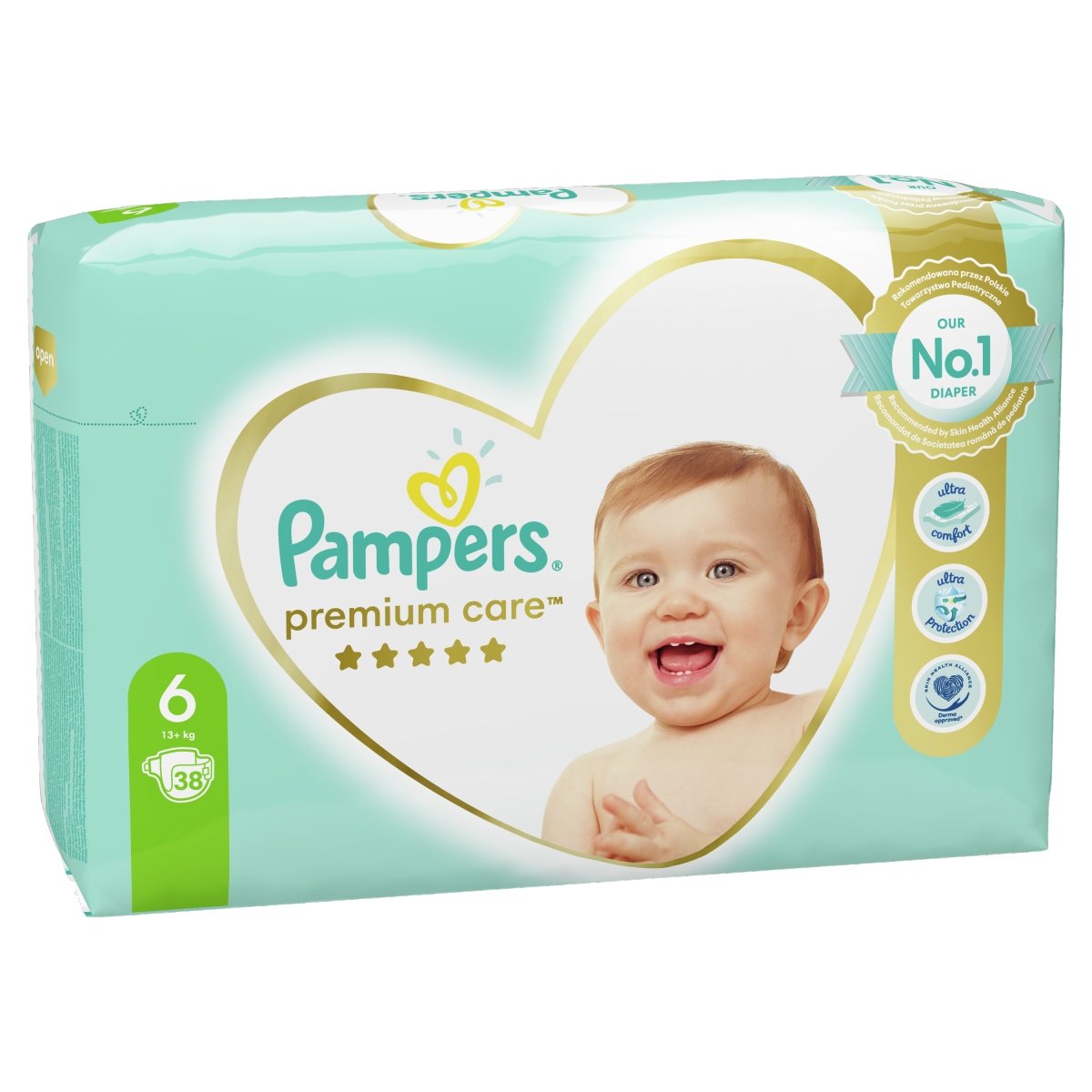 pieluchomajtki pampers premium care niemcy